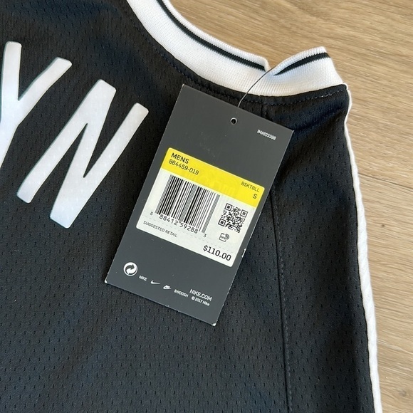 Kyrie Irving Brooklyn Nets Swingman Jersey Icon Edition Black Nba men’s s xl 3x - Picture 4 of 6